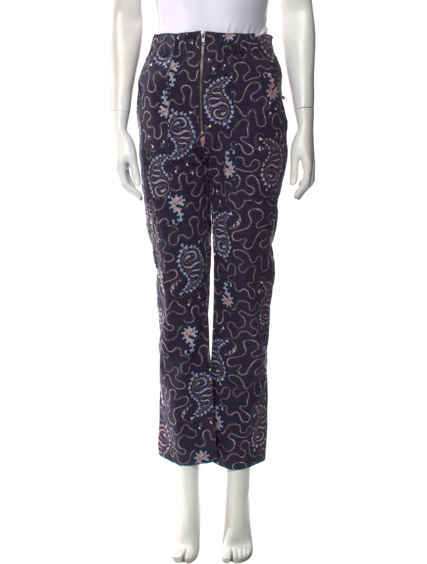 Étoile Isabel Marant Floral Print Straight Leg Pants