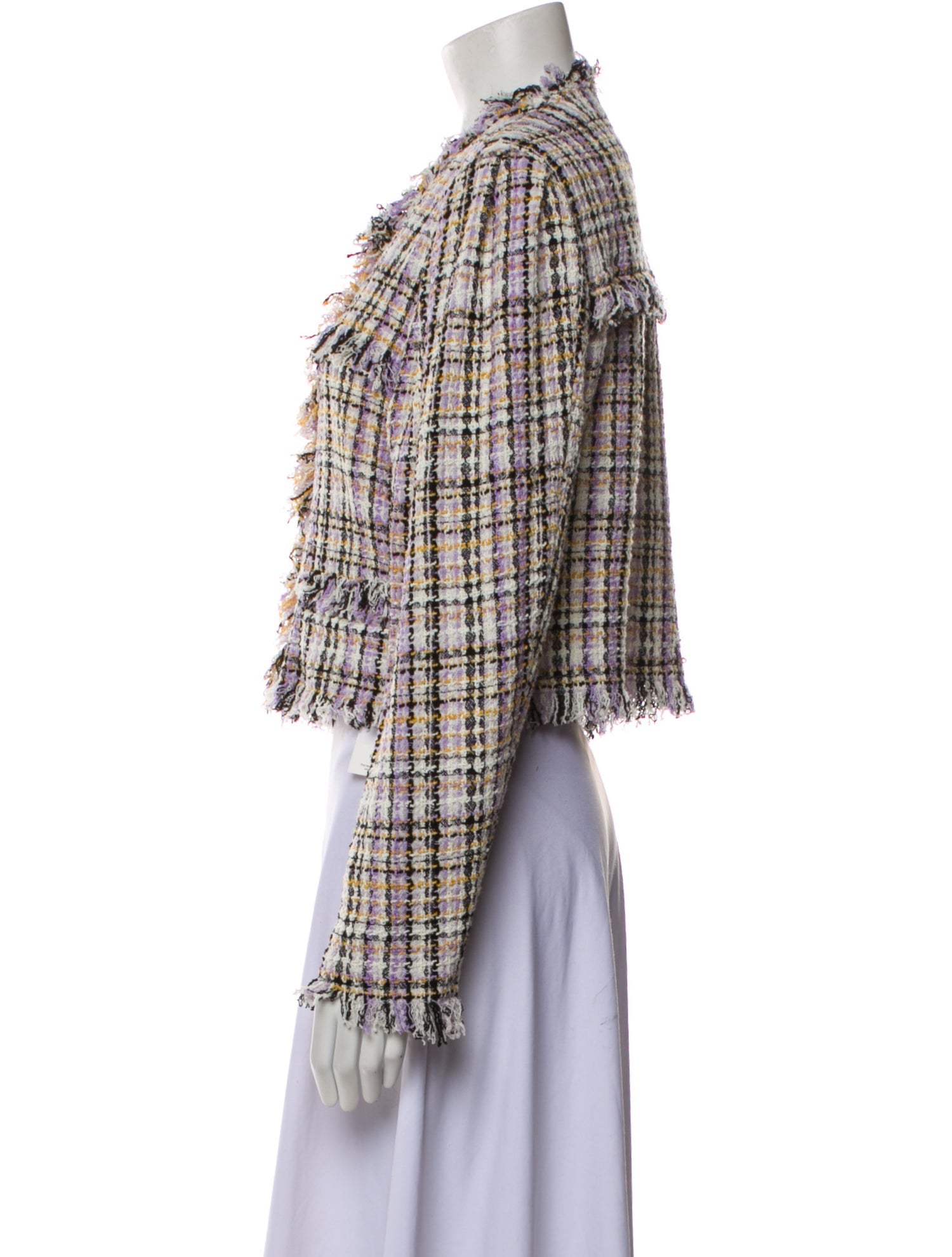 Étoile Isabel Marant Plaid Print Evening Jacket