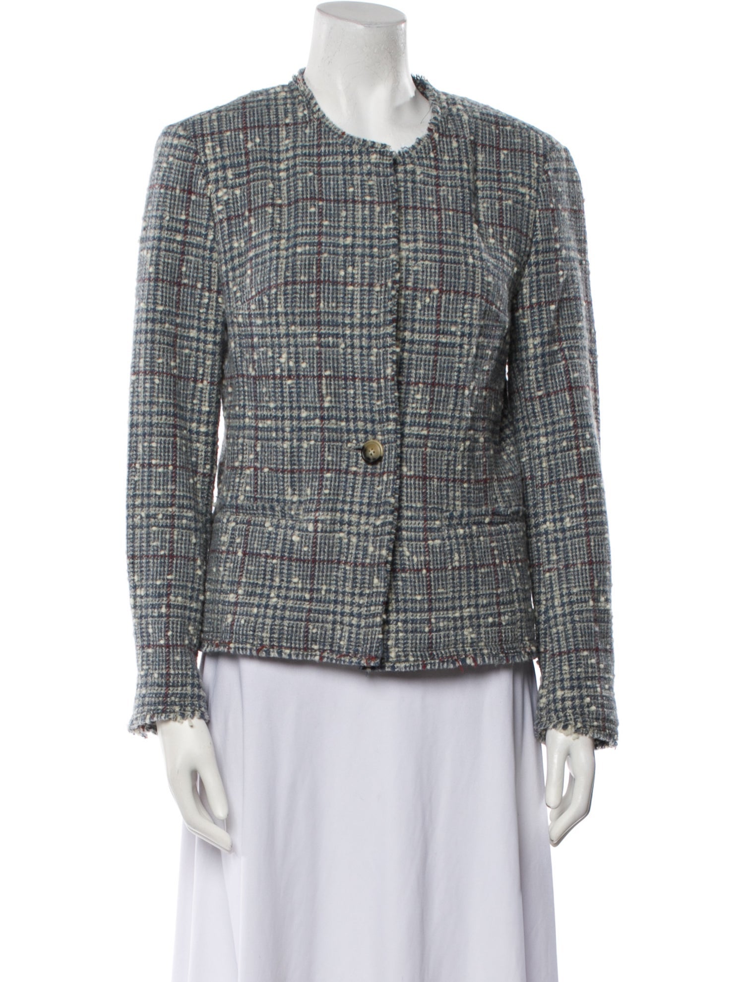 Étoile Isabel Marant Wool Tweed Pattern Evening Jacket