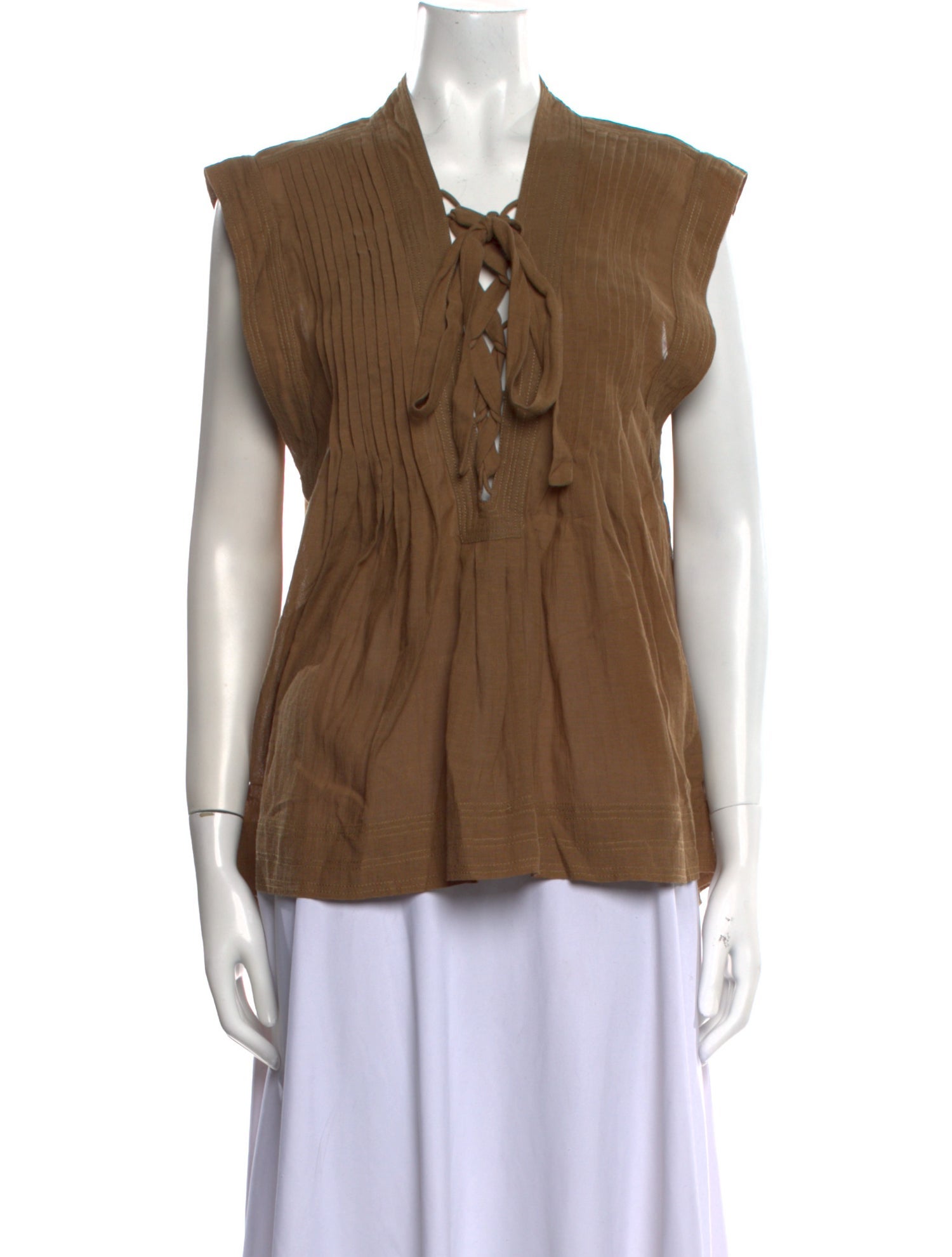 Étoile Isabel Marant V-Neck Short Sleeve Blouse