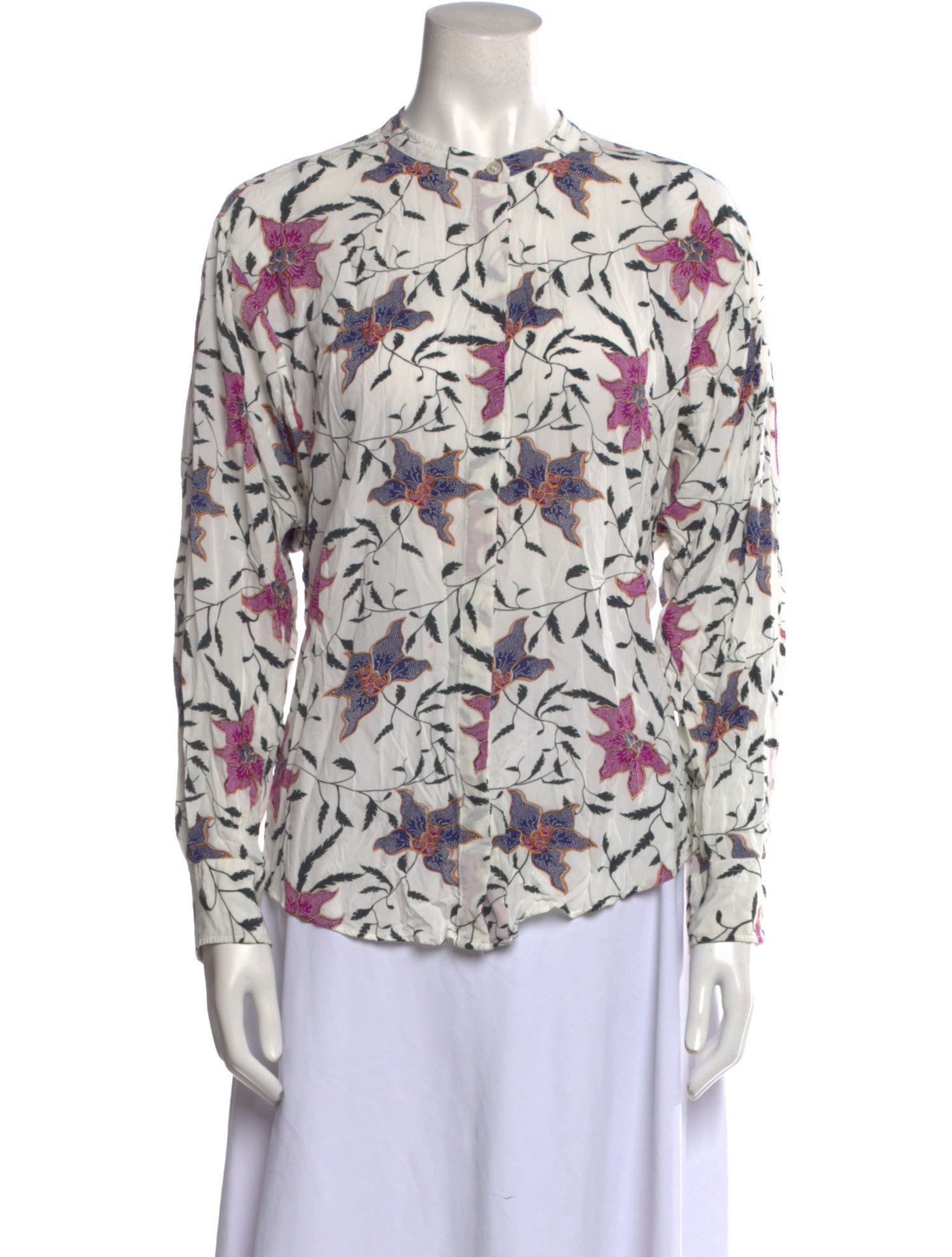 Étoile Isabel Marant Silk Floral Print Blouse