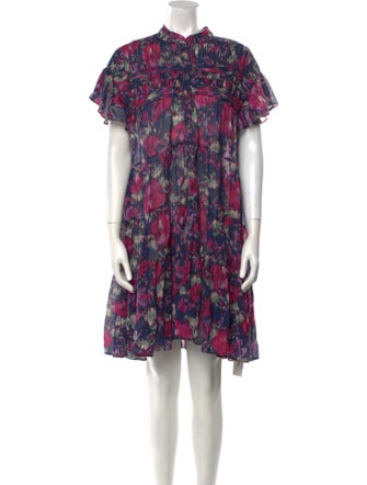 Étoile Isabel Marant Floral Print Knee-Length Dress