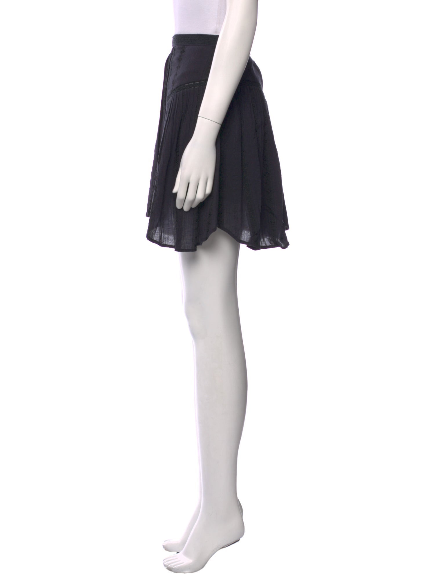 Étoile Isabel Marant Embroidered Accent Mini Skirt