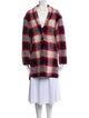 Étoile Isabel Marant Wool Plaid Print Coat
