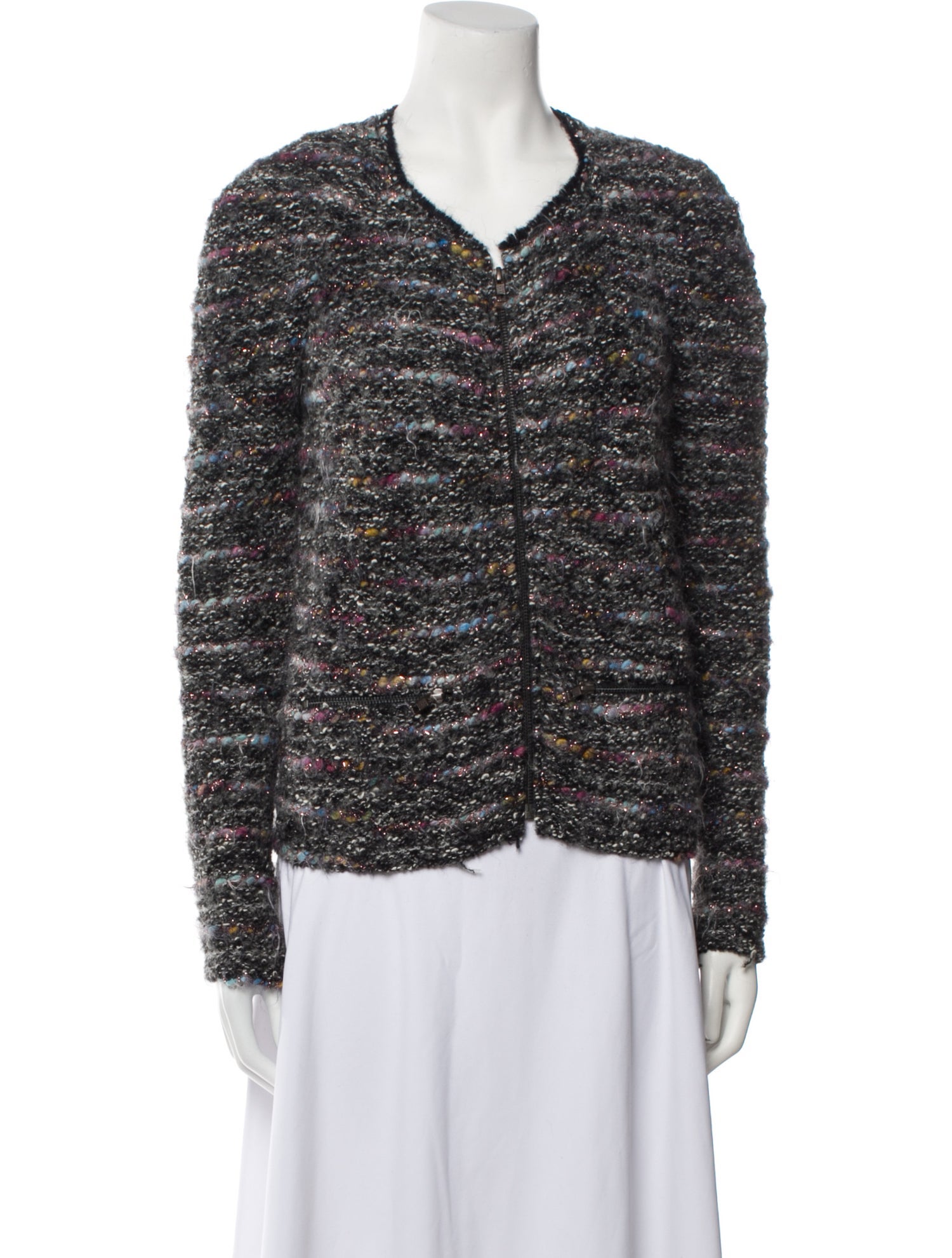 Étoile Isabel Marant Virgin Wool Tweed Pattern Jacket