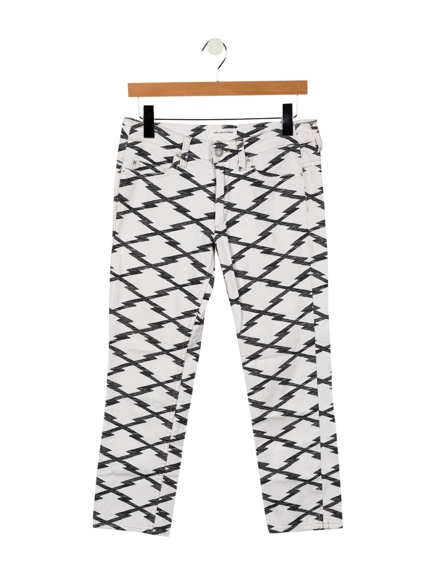 Étoile Isabel Marant Mid-Rise Straight Leg Jeans