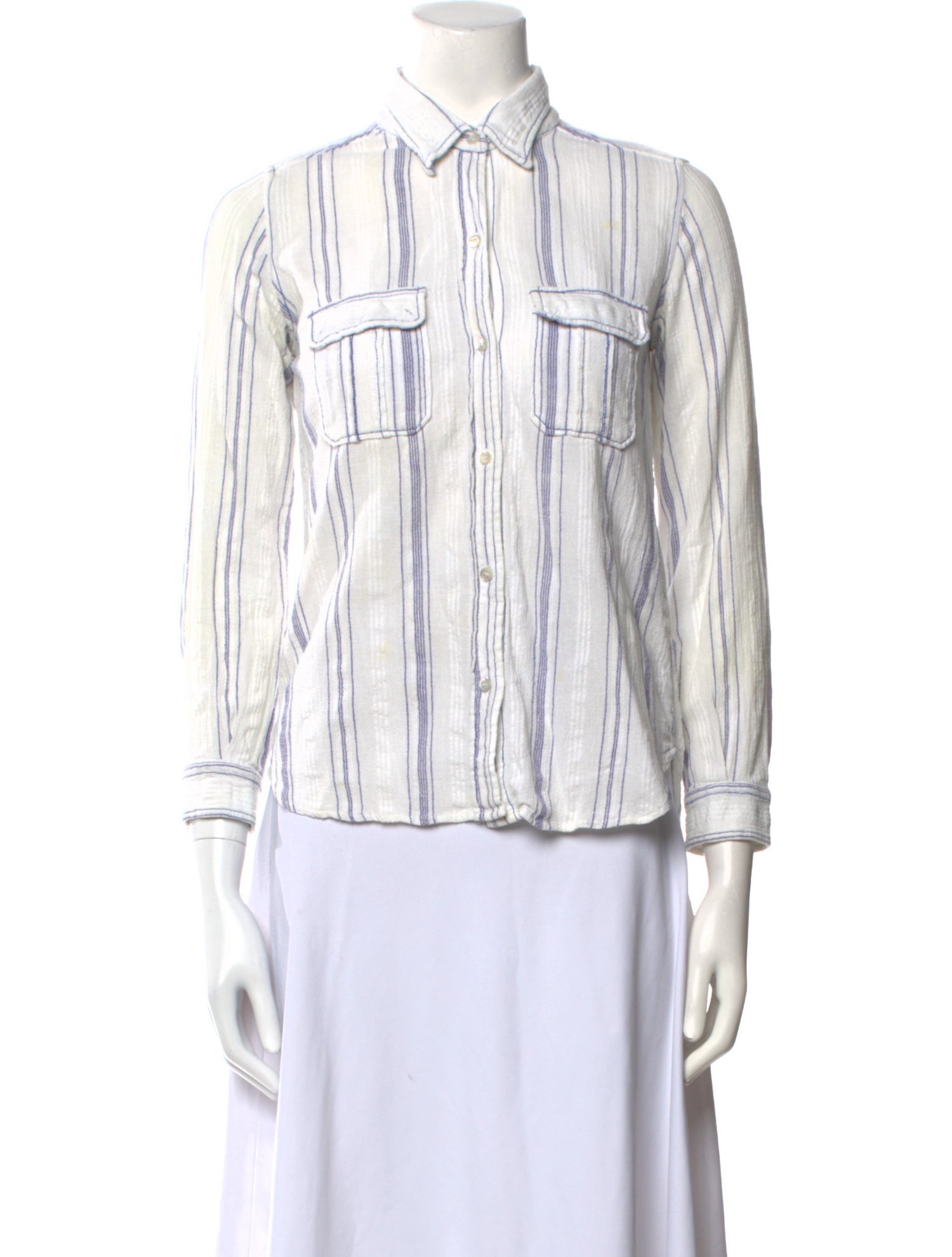 Étoile Isabel Marant Vintage Striped Button-Up Top