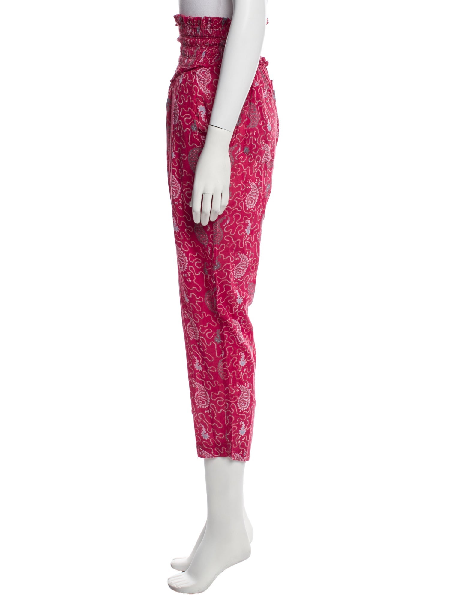 Étoile Isabel Marant Paisley Print Straight Leg Pants