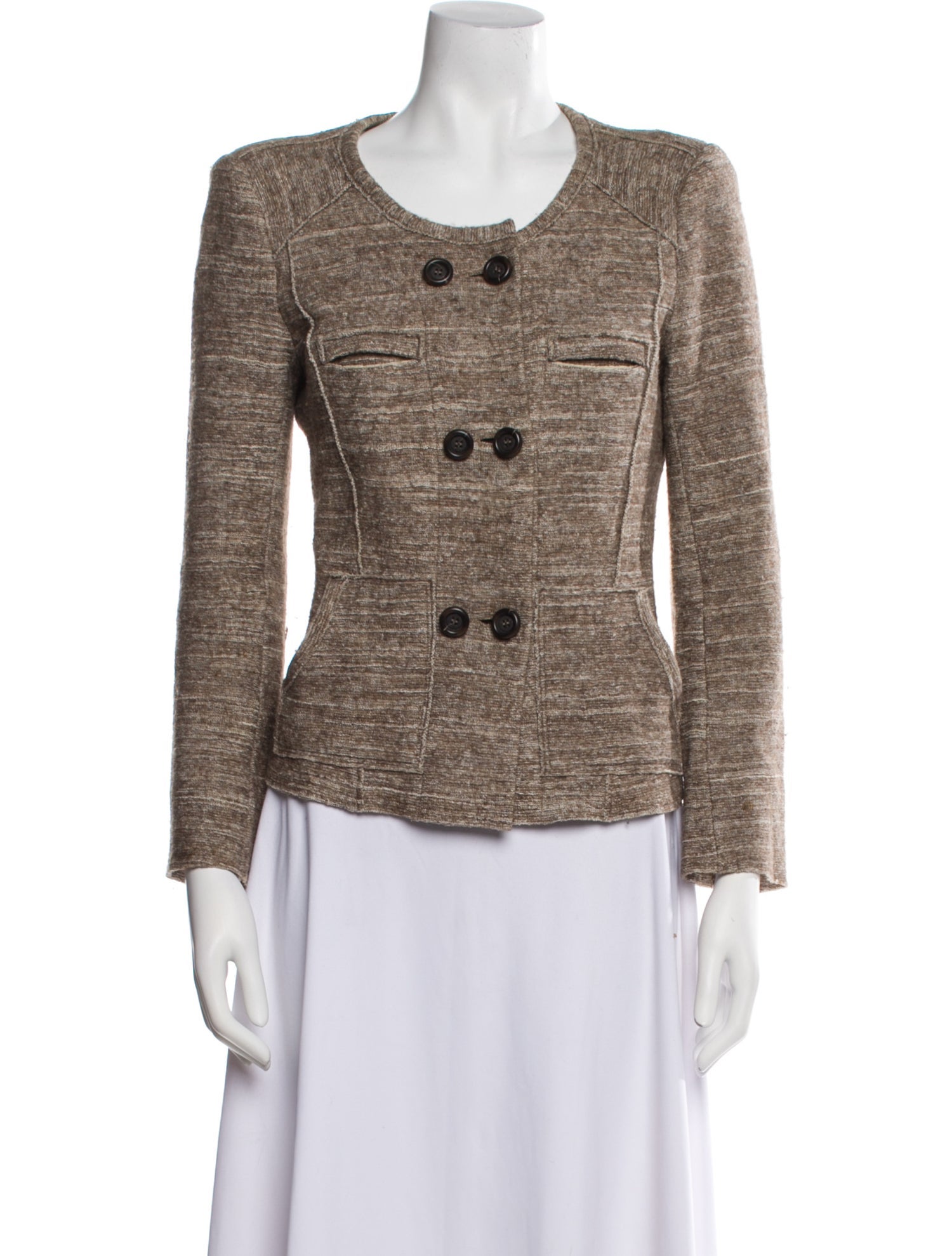 Étoile Isabel Marant Tweed Pattern Evening Jacket