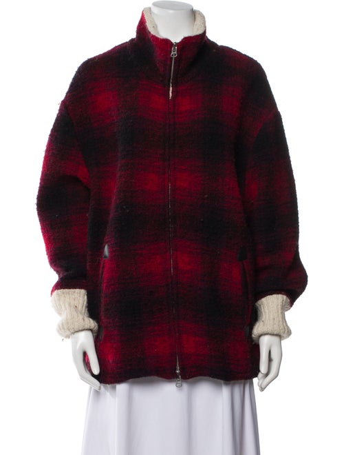 Étoile Isabel Marant Wool Plaid Print Jacket