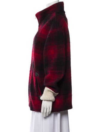 Étoile Isabel Marant Wool Plaid Print Jacket