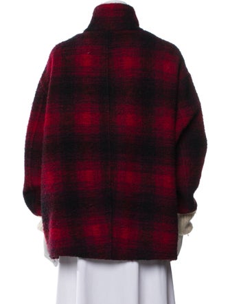 Étoile Isabel Marant Wool Plaid Print Jacket