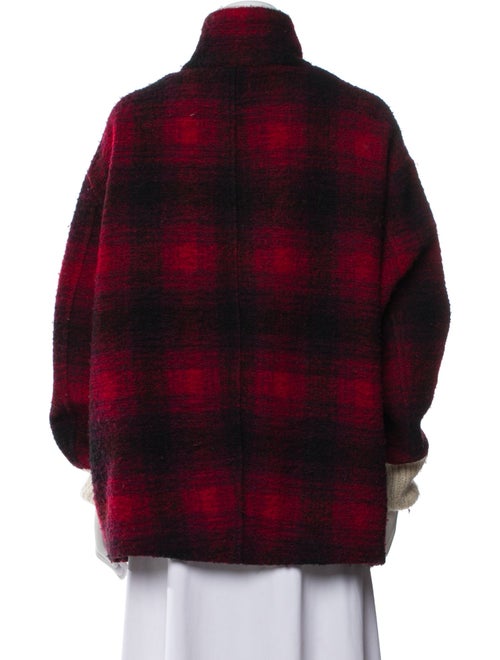 Étoile Isabel Marant Wool Plaid Print Jacket
