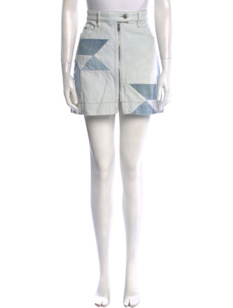 Étoile Isabel Marant Colorblock Pattern Mini Skirt