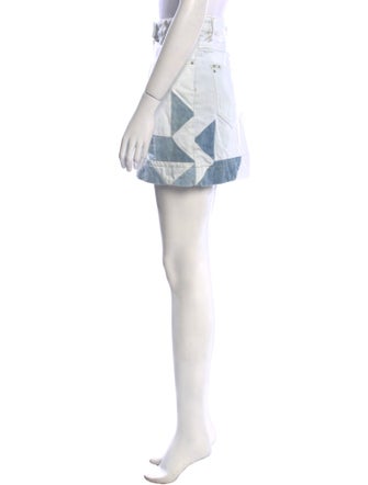 Étoile Isabel Marant Colorblock Pattern Mini Skirt