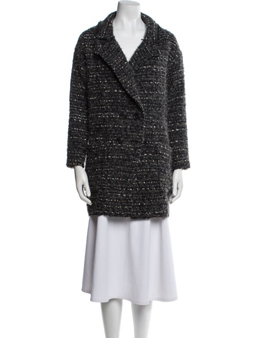 Étoile Isabel Marant Wool Tweed Pattern Peacoat