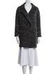 Étoile Isabel Marant Wool Tweed Pattern Peacoat