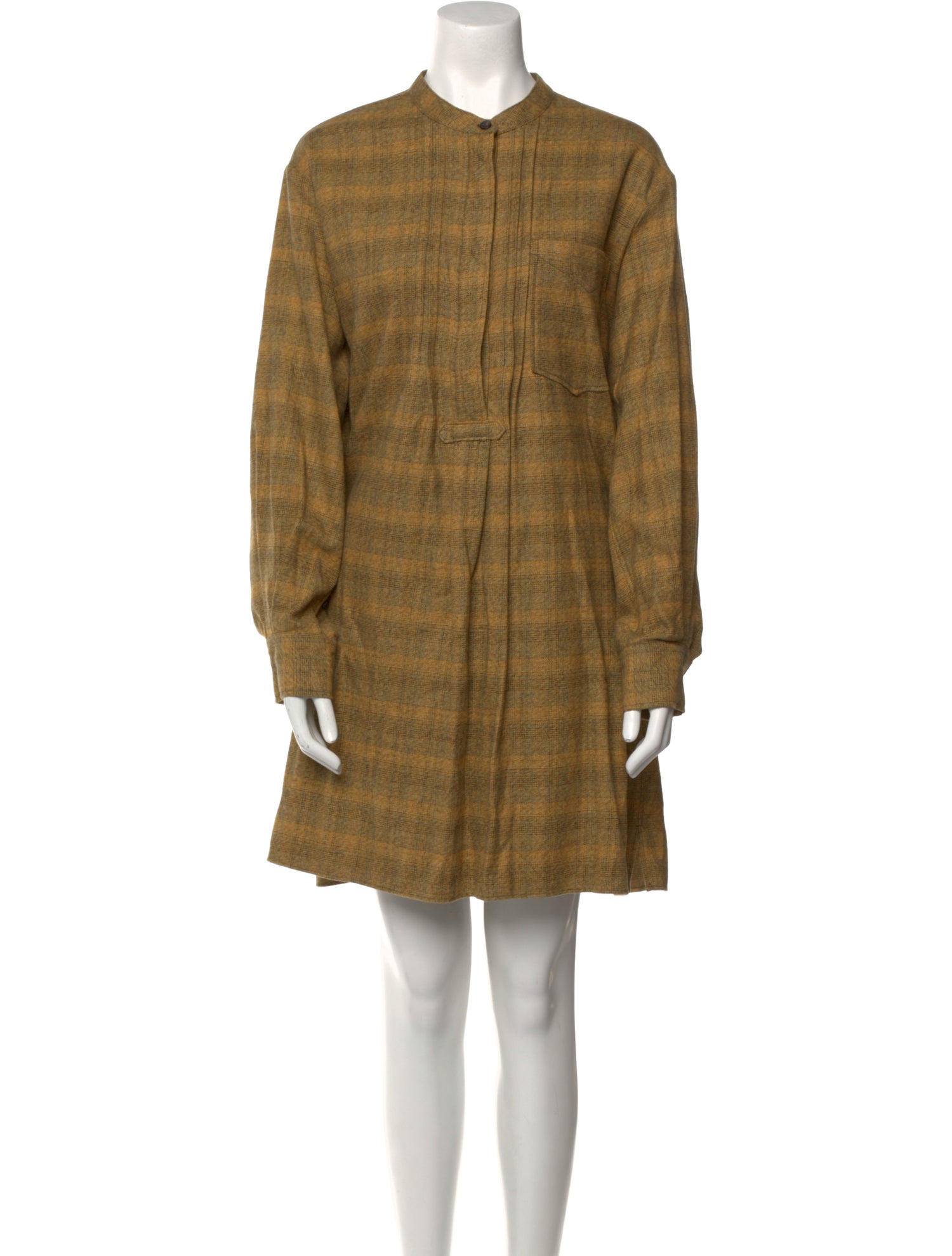 Étoile Isabel Marant Plaid Print Mini Dress