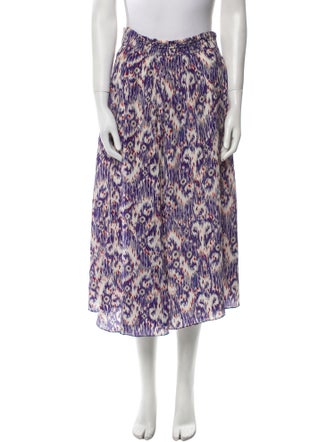 Étoile Isabel Marant Silk Midi Length Skirt