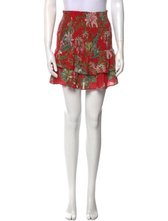 Étoile Isabel Marant Floral Print Mini Skirt