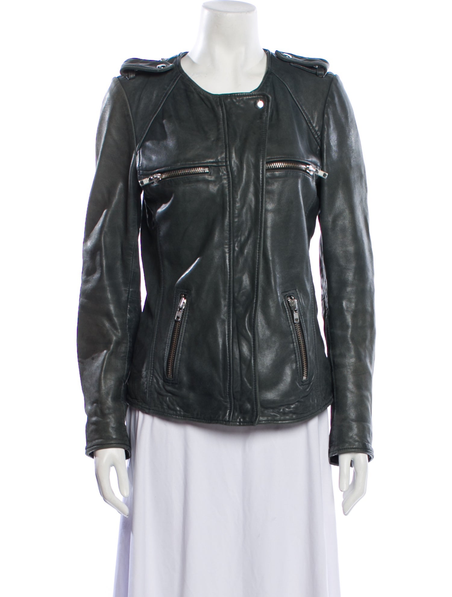 Étoile Isabel Marant Lambskin Biker Jacket