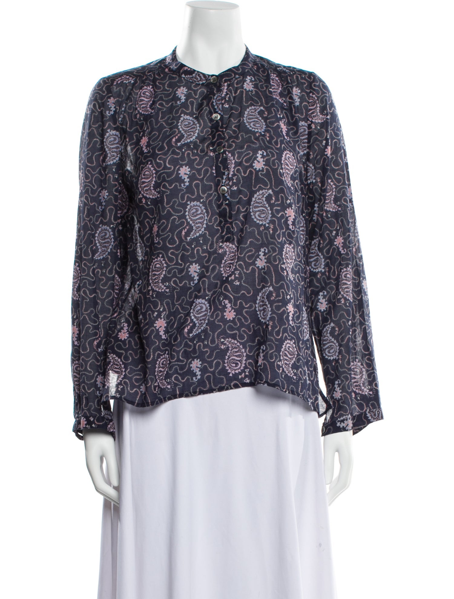 Étoile Isabel Marant Floral Print Crew Neck Blouse