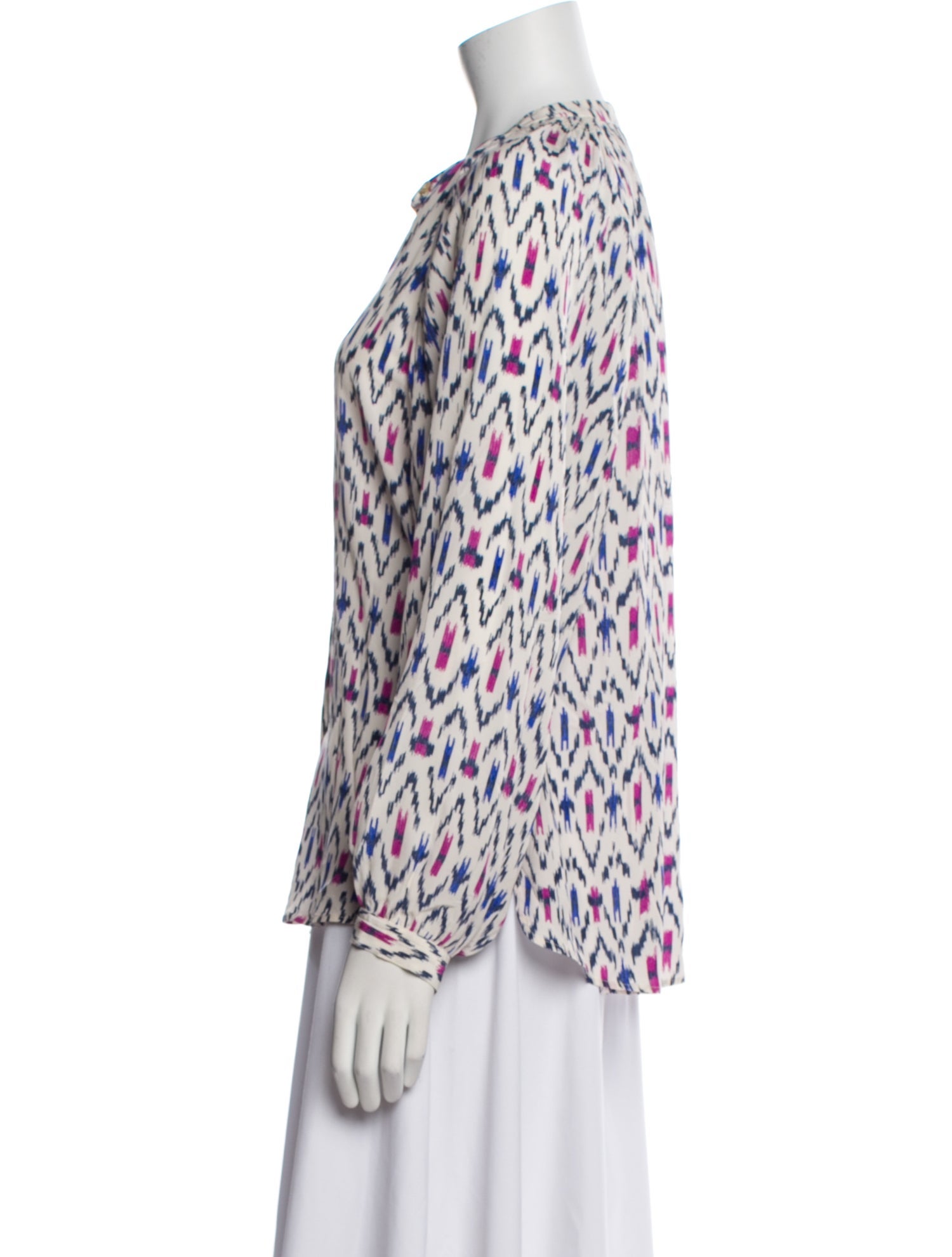 Étoile Isabel Marant Printed V-Neck Blouse