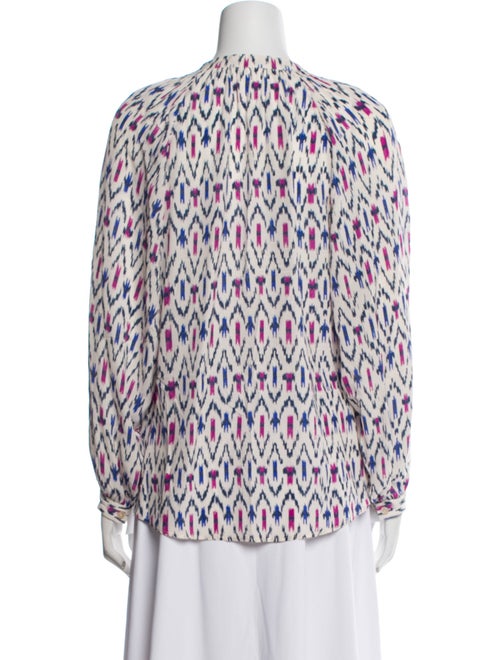 Étoile Isabel Marant Printed V-Neck Blouse