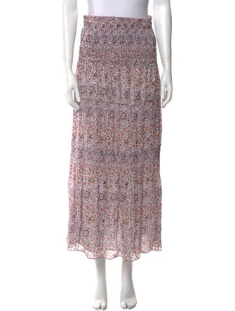 Étoile Isabel Marant Floral Print Midi Length Skirt