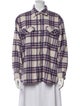 Étoile Isabel Marant Virgin Wool Plaid Print Jacket