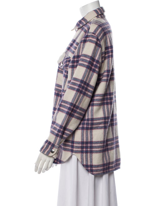 Étoile Isabel Marant Virgin Wool Plaid Print Jacket