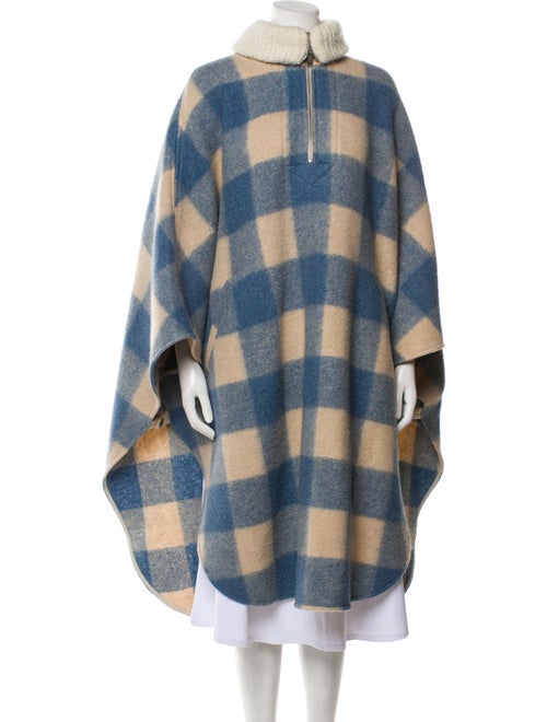 Étoile Isabel Marant Plaid Print Cape