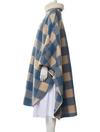 Étoile Isabel Marant Plaid Print Cape
