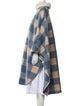 Étoile Isabel Marant Plaid Print Cape