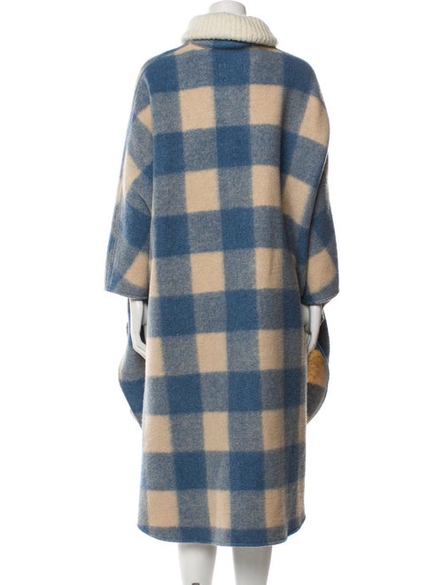 Étoile Isabel Marant Plaid Print Cape