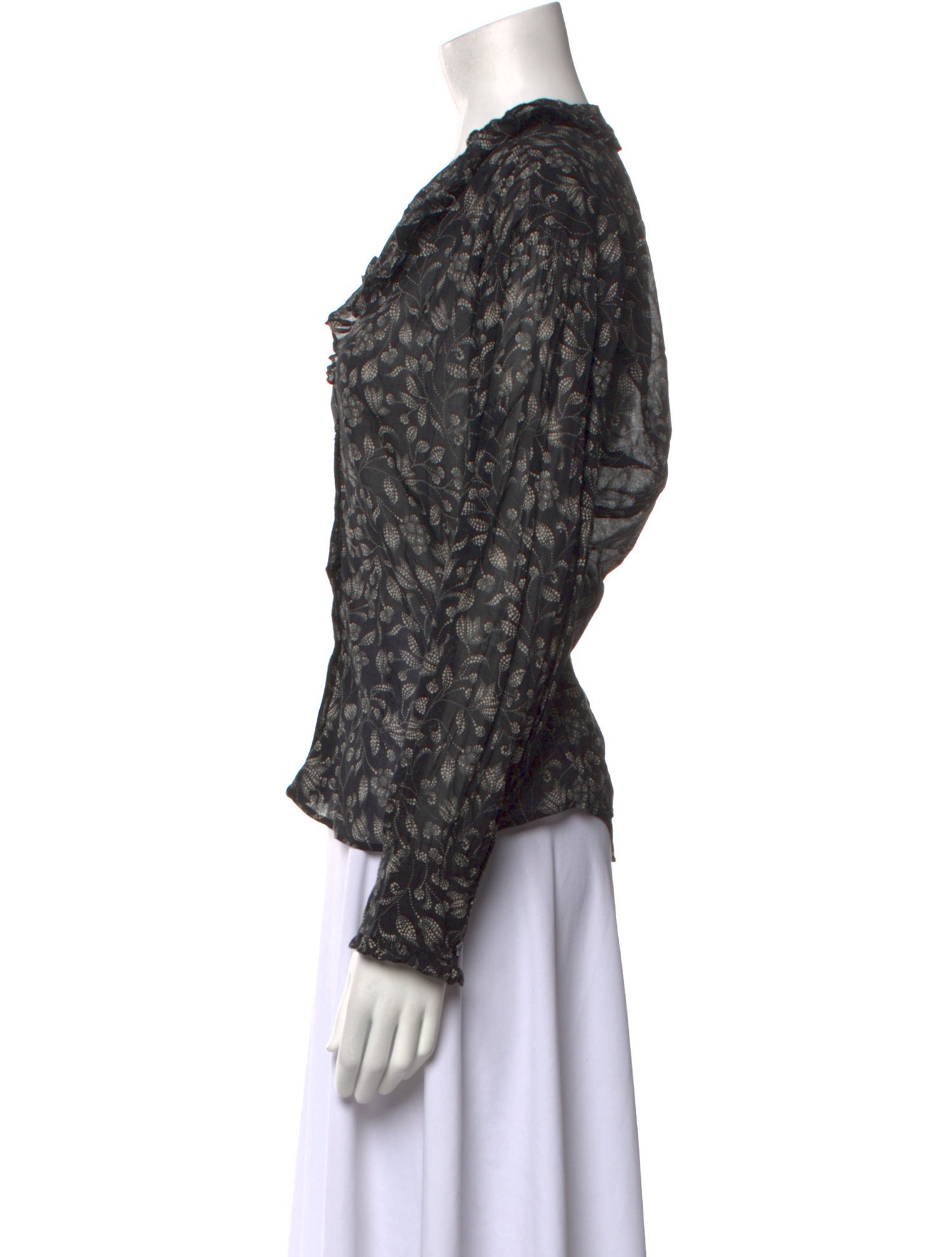 Étoile Isabel Marant Floral Print V-Neck Blouse