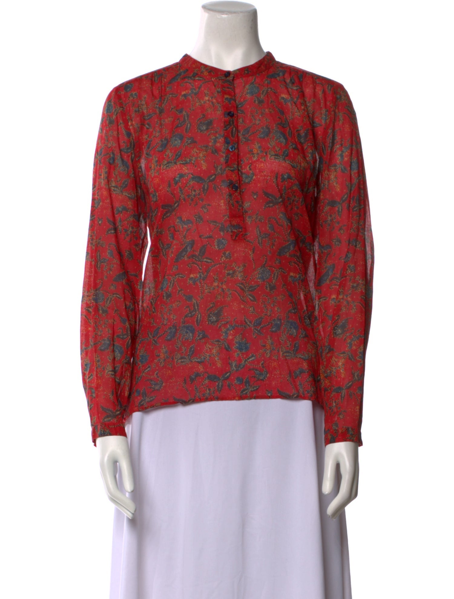 Étoile Isabel Marant Printed Crew Neck Blouse