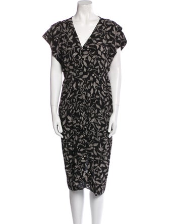 Étoile Isabel Marant Printed Midi Length Dress