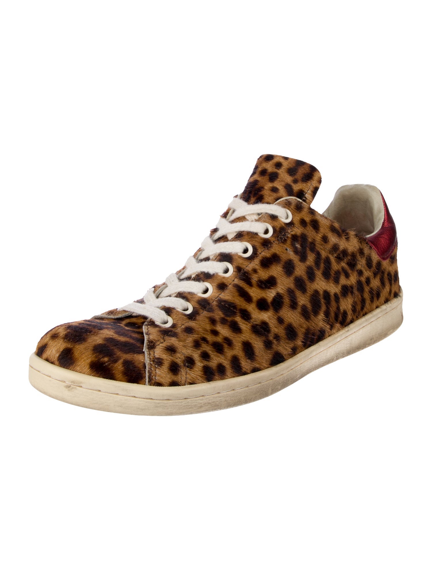 Étoile Isabel Marant Ponyhair Animal Print Sneakers
