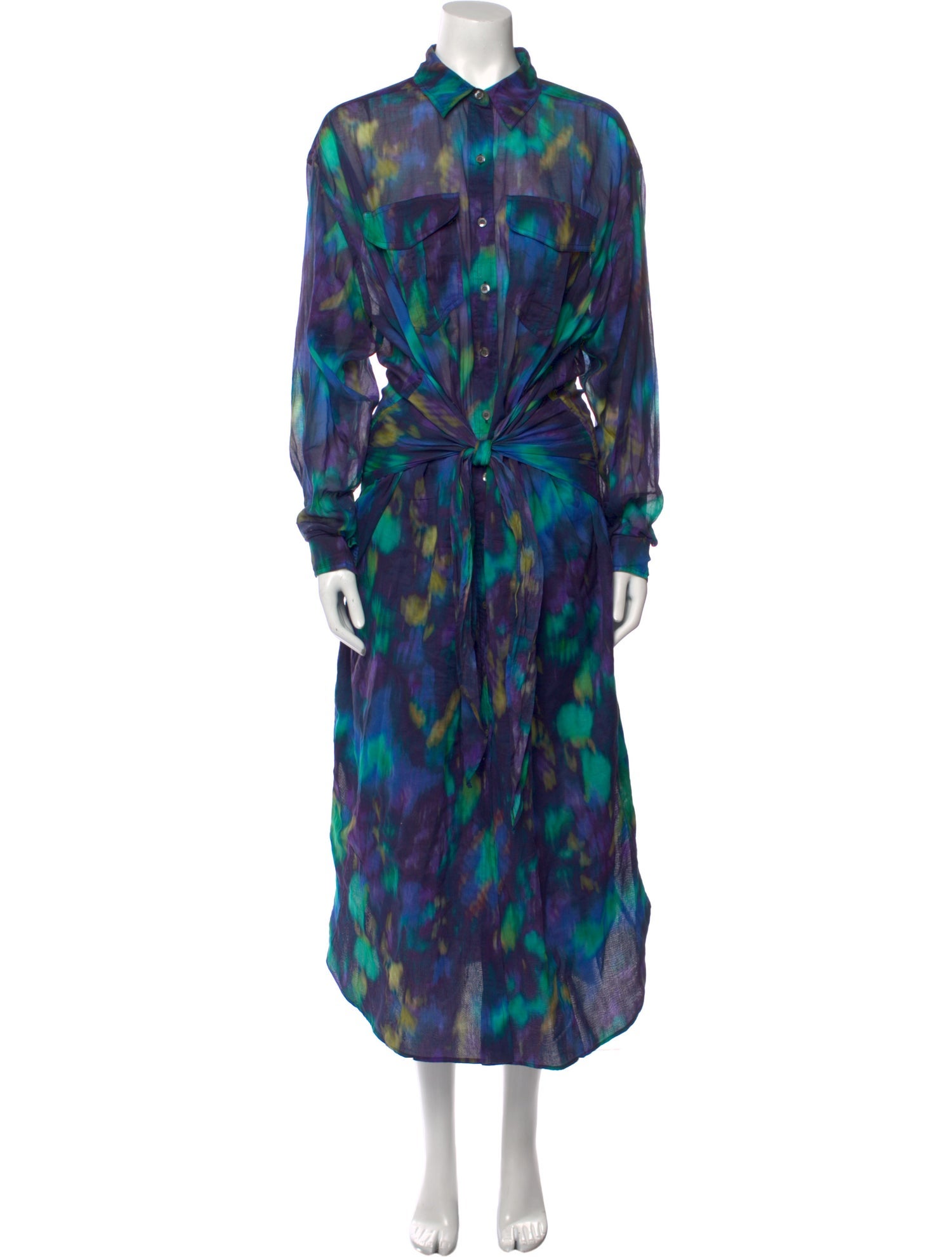 Étoile Isabel Marant Printed Midi Length Dress