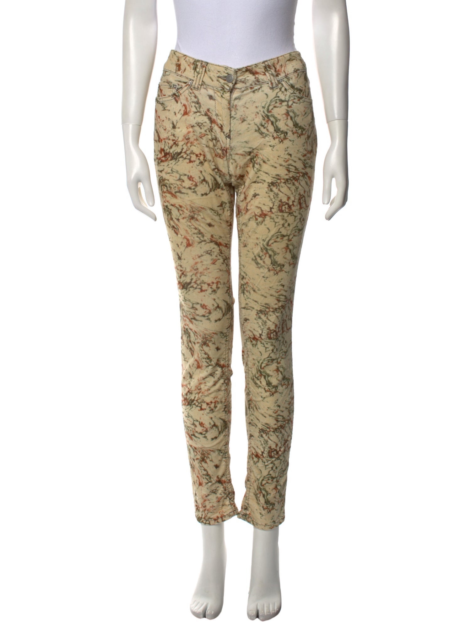 Étoile Isabel Marant Floral Print Skinny Leg Pants