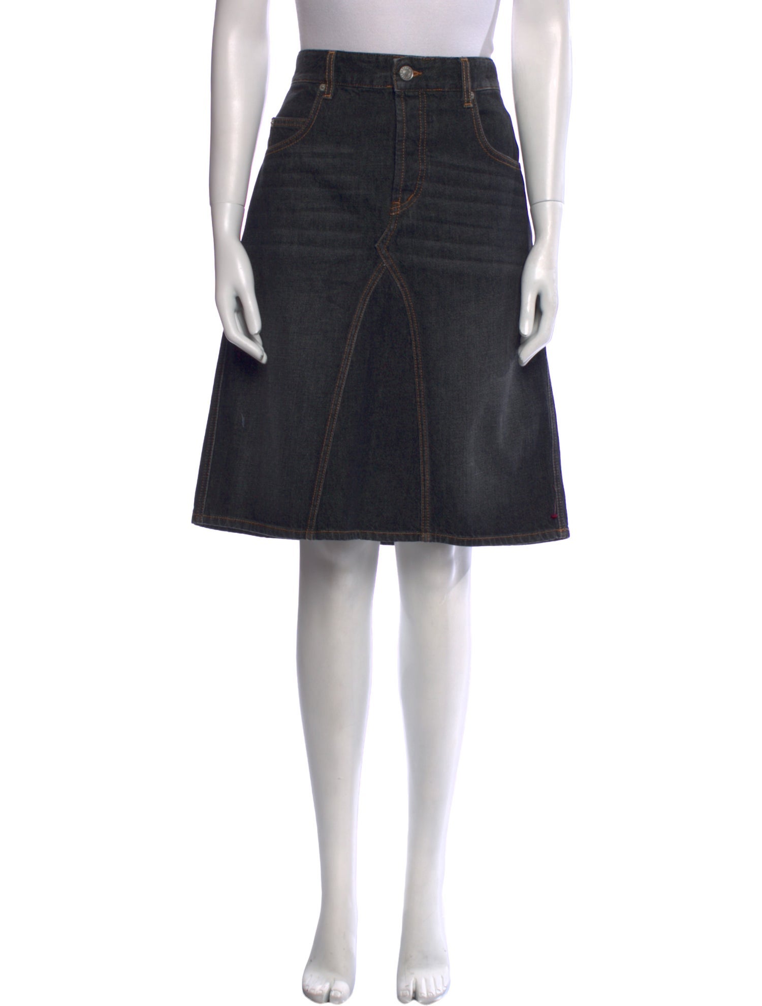 Étoile Isabel Marant Distressed Accents Knee-Length Skirt w/ Tags