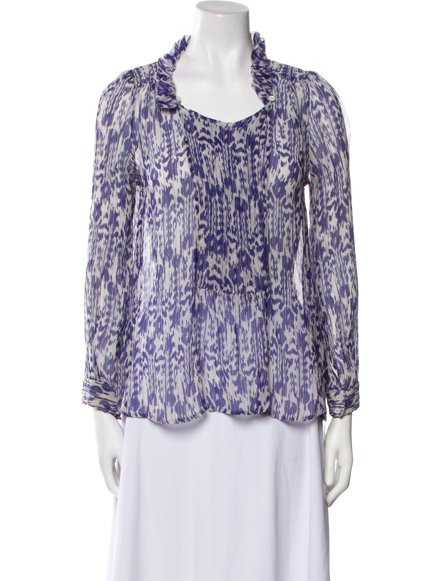 Étoile Isabel Marant Silk Printed Blouse