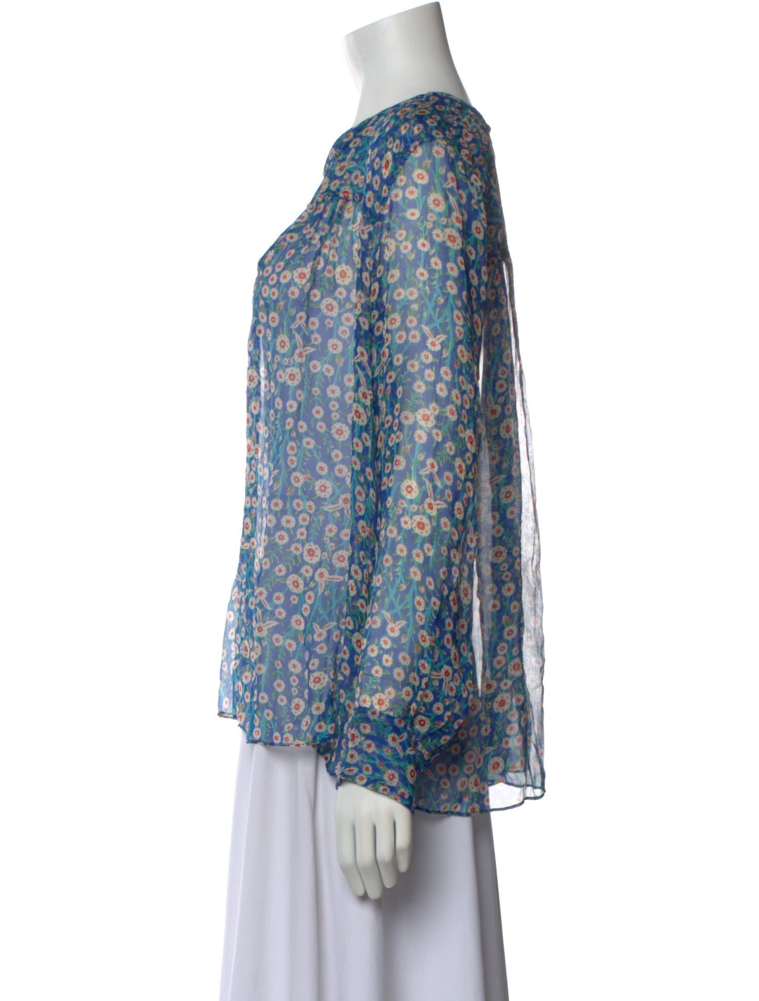 Étoile Isabel Marant Silk Floral Print Blouse