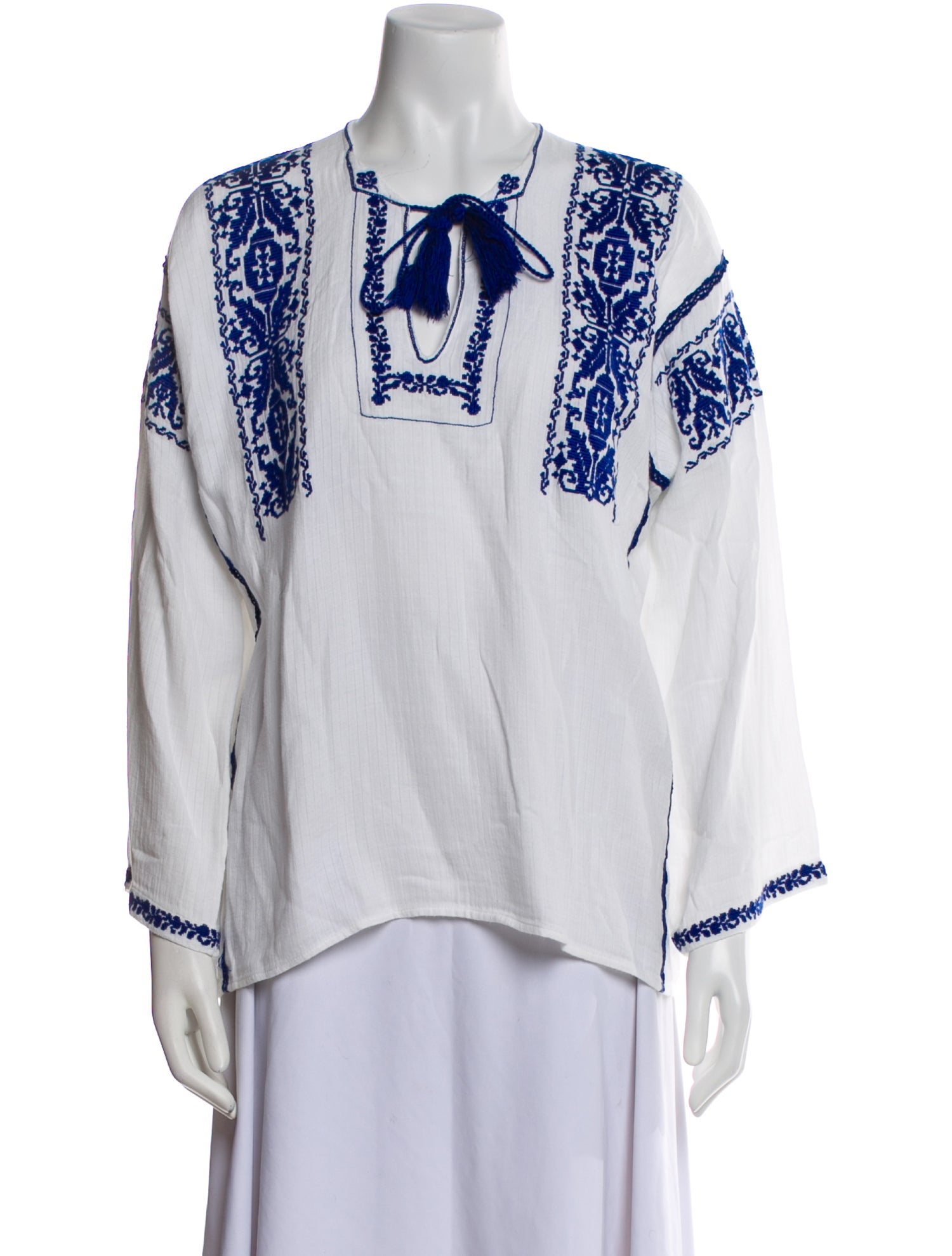 Étoile Isabel Marant Printed V-Neck Blouse