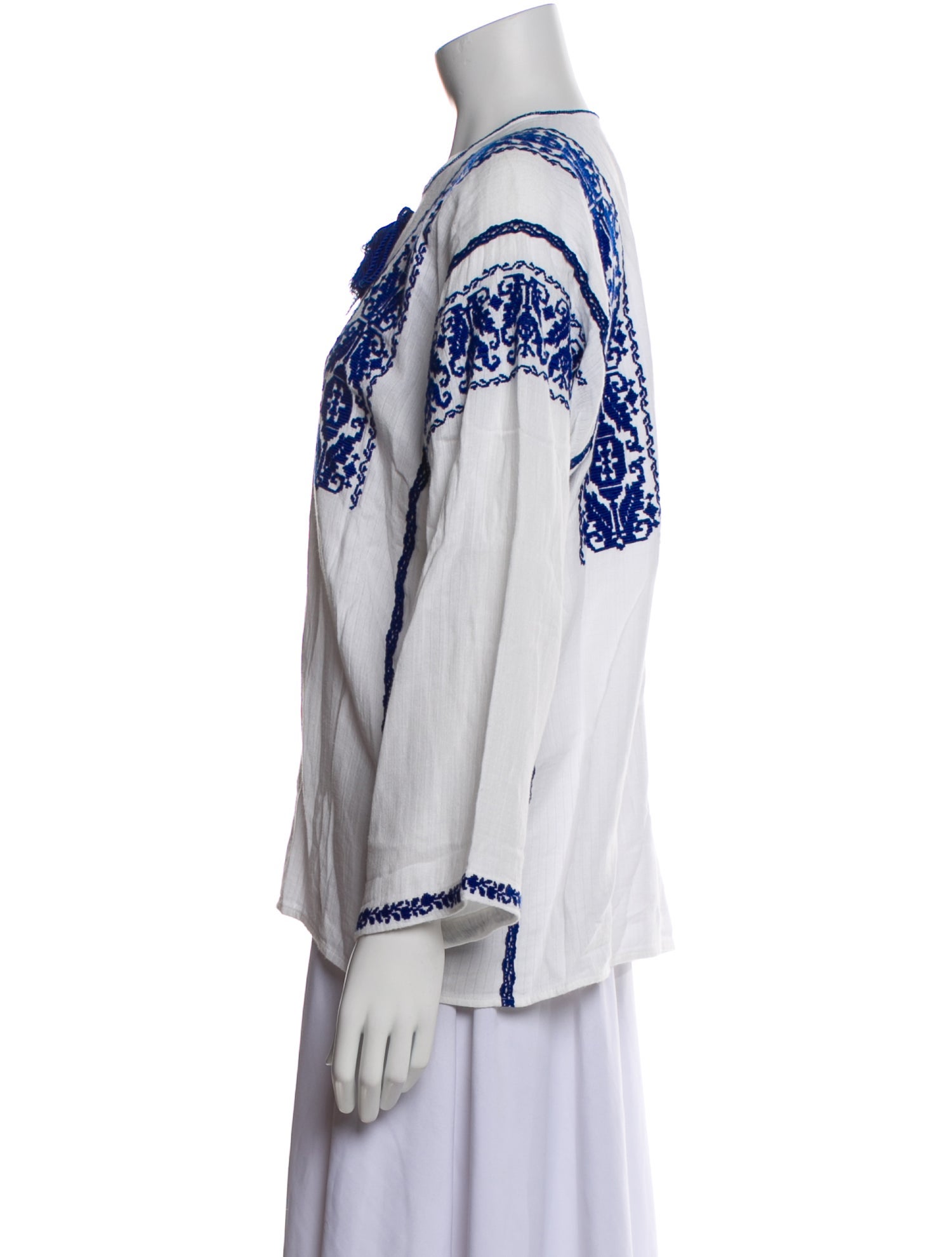 Étoile Isabel Marant Printed V-Neck Blouse