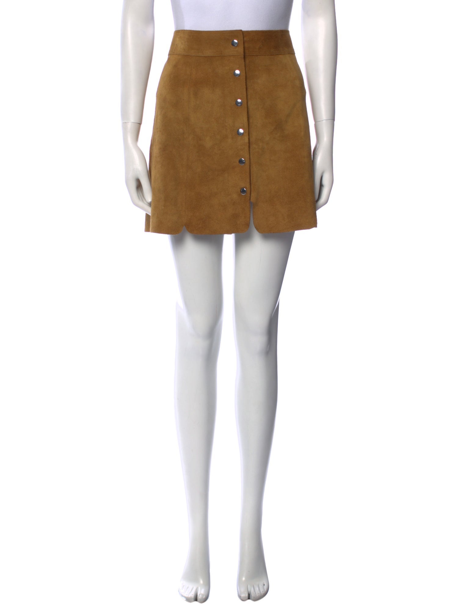 Étoile Isabel Marant Calf Leather Mini Skirt