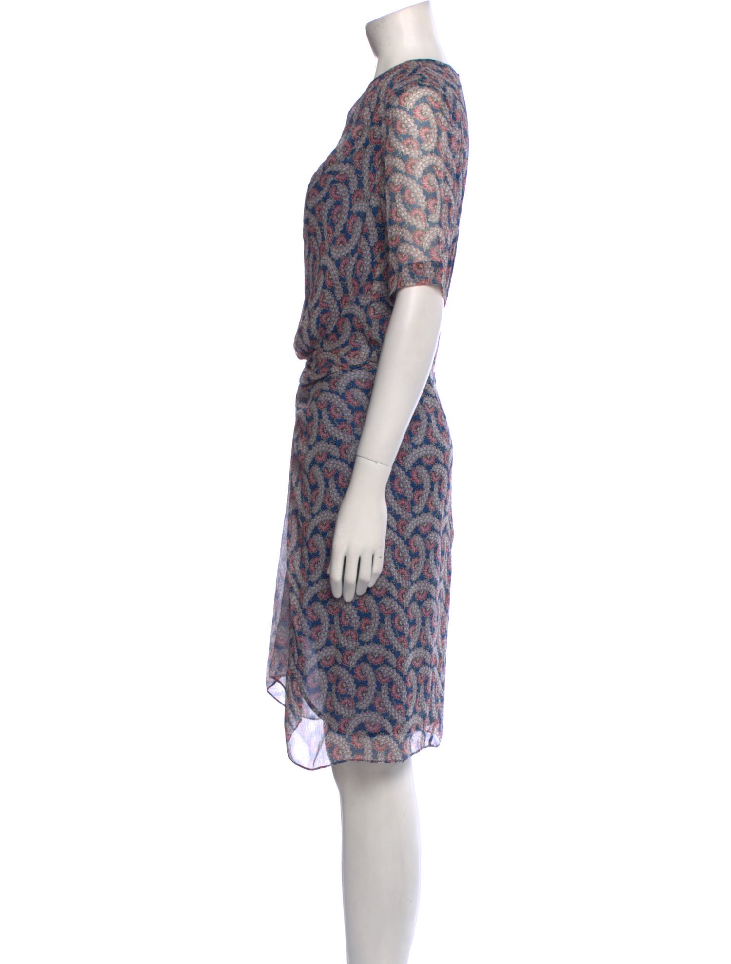 Étoile Isabel Marant Silk Knee-Length Dress