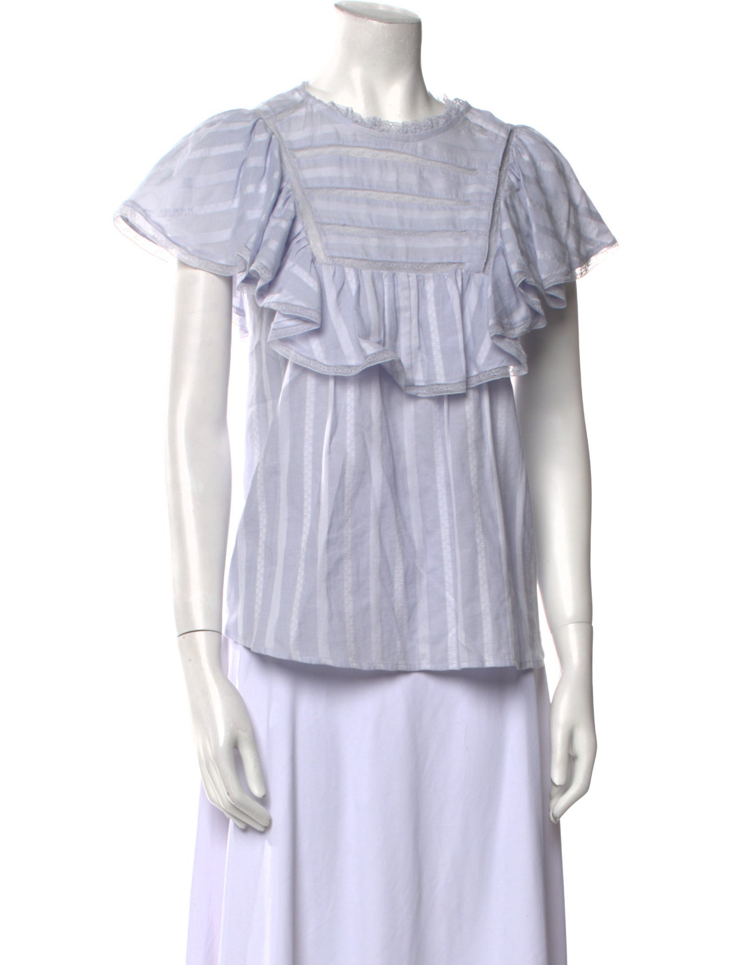 Étoile Isabel Marant Striped Bateau Neckline Blouse