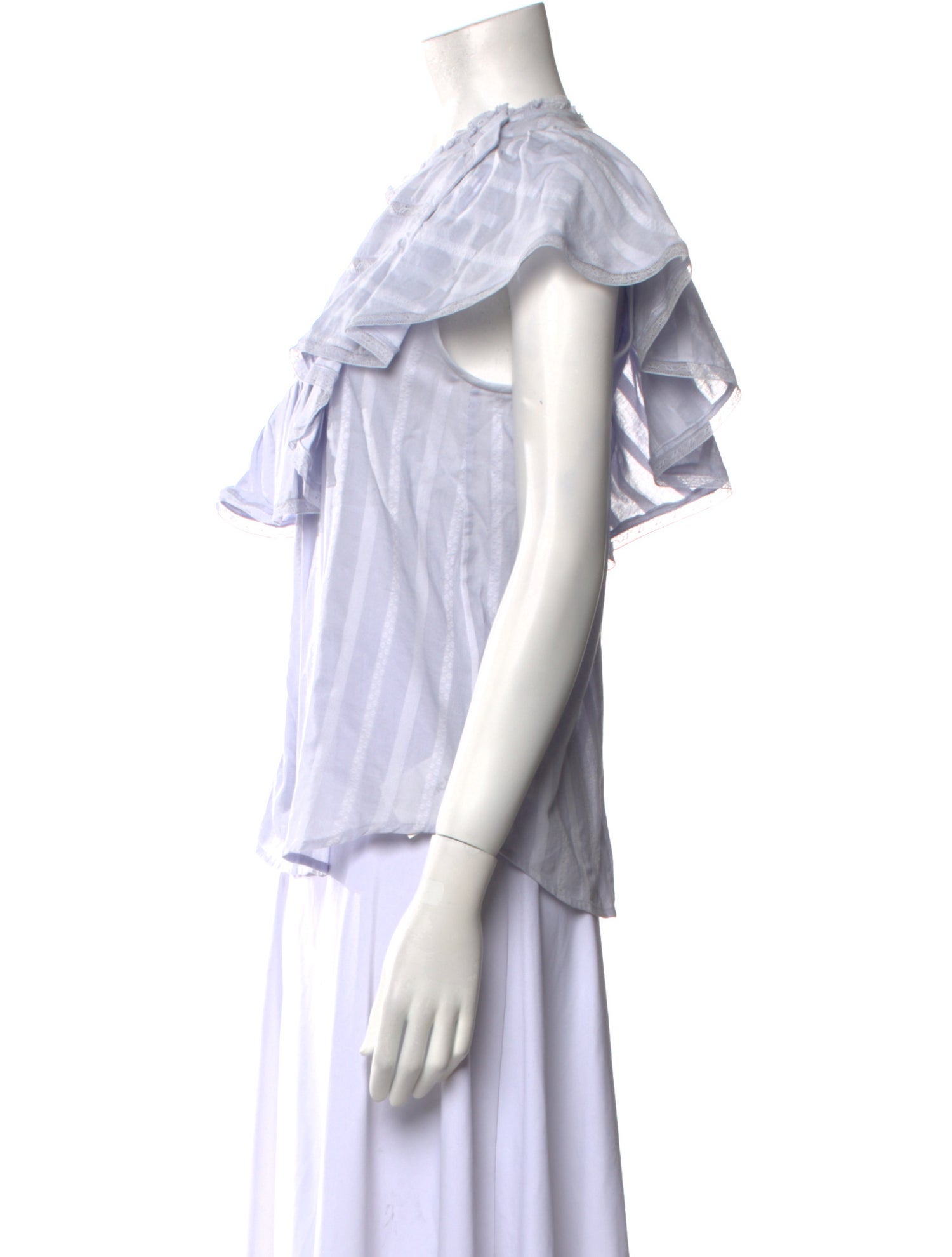 Étoile Isabel Marant Striped Bateau Neckline Blouse